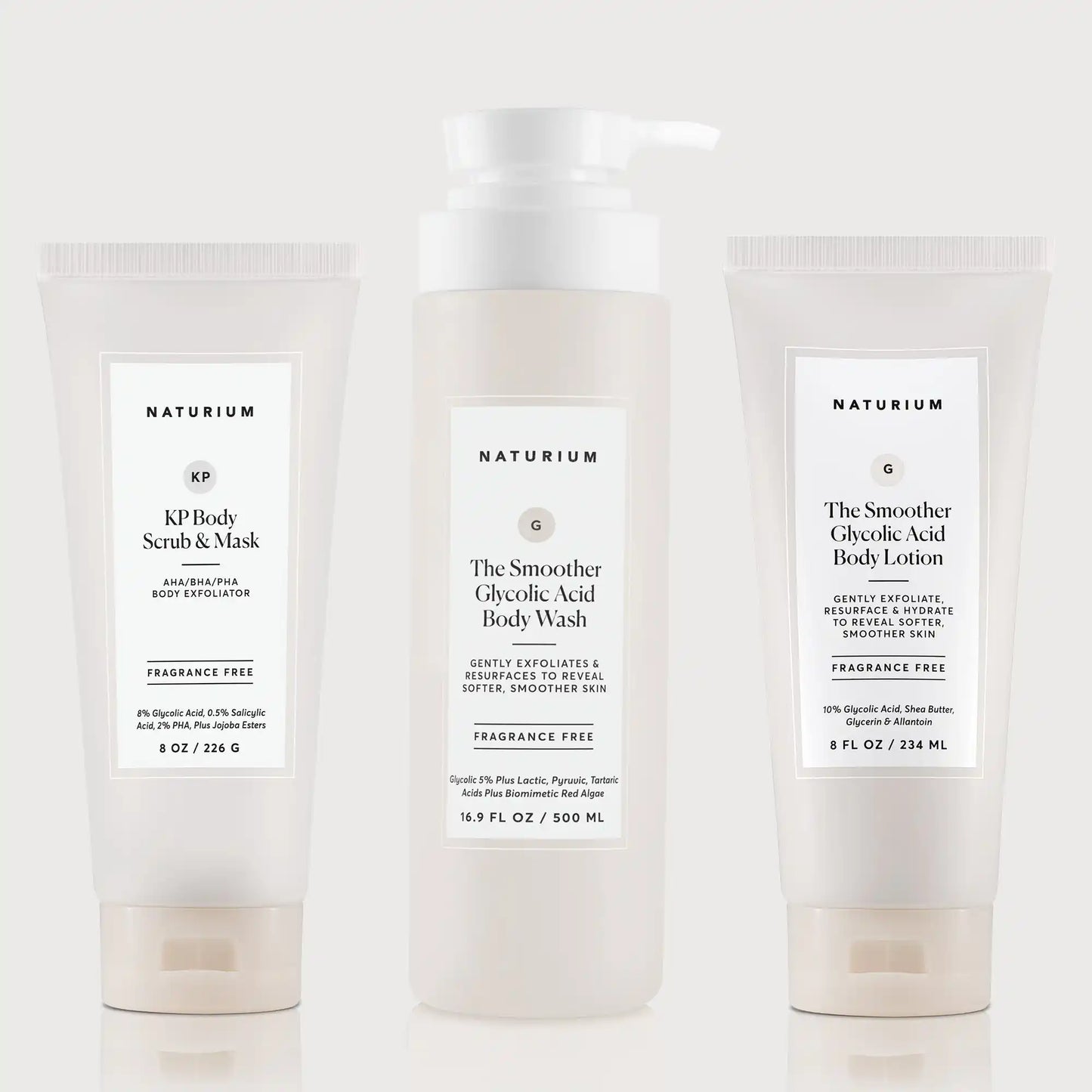 the-glycolic-acid-body-bundle-g1 NATR_KPScrub_SmootherBodyWash_SmootherLotion_Bundle_ecomm.webp